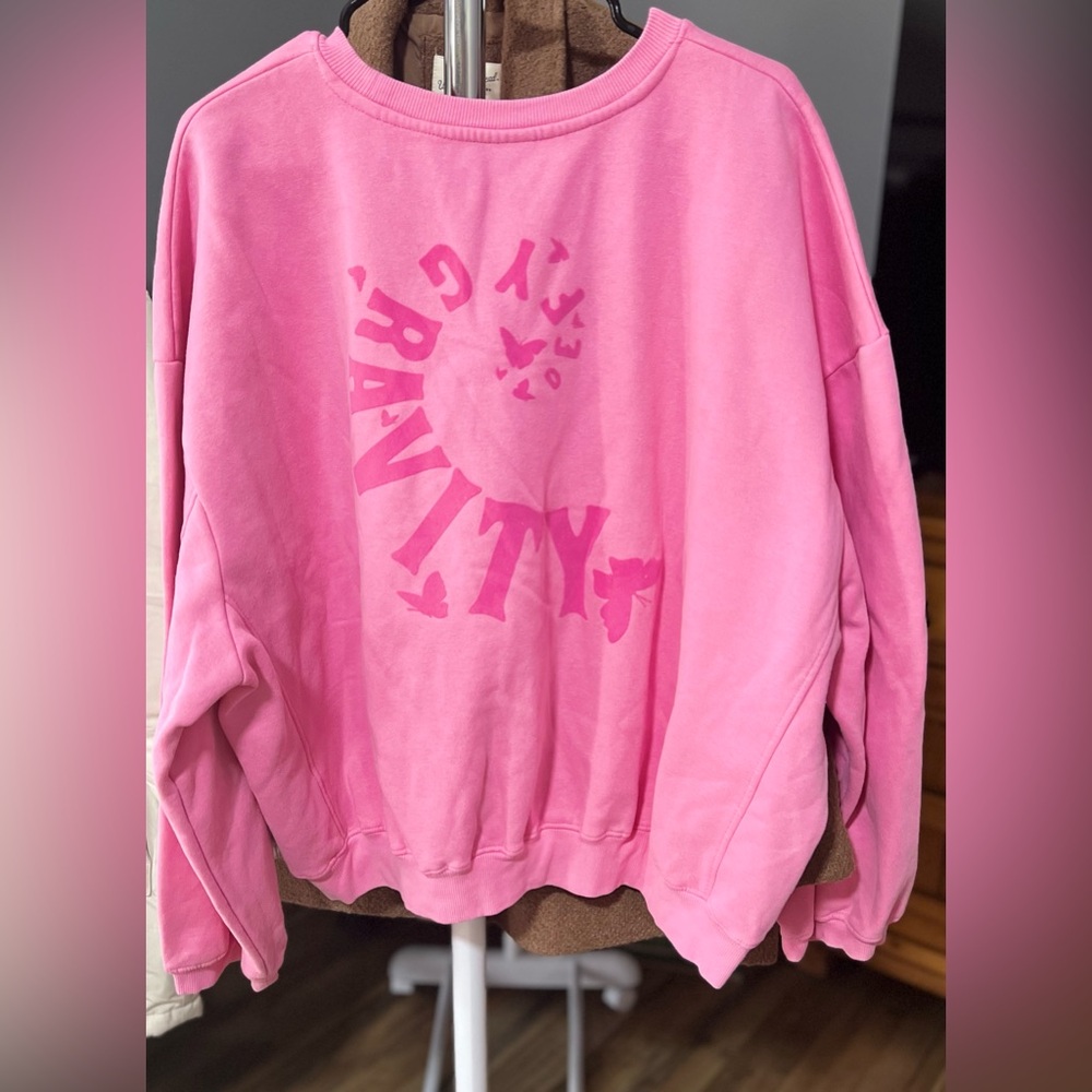 Vikies Pink Women's Sweatshirt - Picture 2 of 2